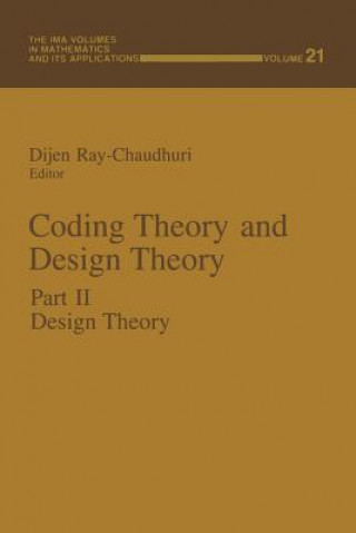 Livre Coding Theory and Design Theory Dijen Ray-Chaudhuri