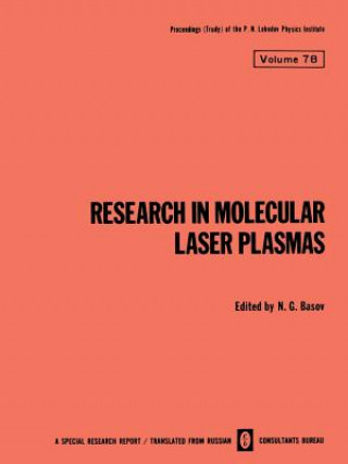 Książka Research in Molecular Laser Plasmas N. G. Basov