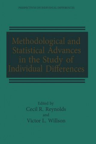 Könyv Methodological and Statistical Advances in the Study of Individual Differences Cecil Reynolds