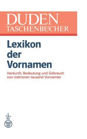 Kniha Lexikon der Vornamen Günther Drosdowski