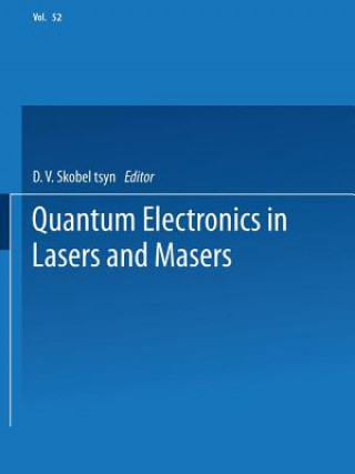 Książka Quantum Electronics in Lasers and Masers D. V. Skobel tsyn