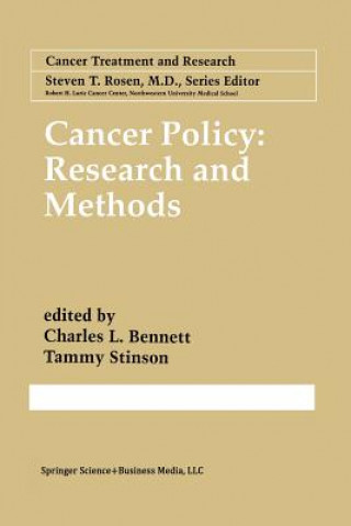 Könyv Cancer Policy: Research and Methods C.L. Bennett