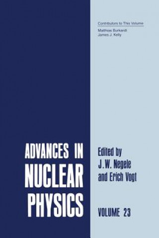 Kniha Advances in Nuclear Physics J.W. Negele