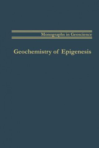 Könyv Geochemistry of Epigenesis A.I. Perel man