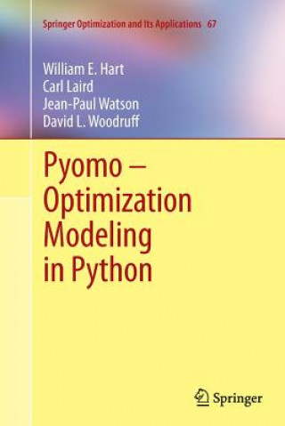Carte Pyomo - Optimization Modeling in Python William E. Hart