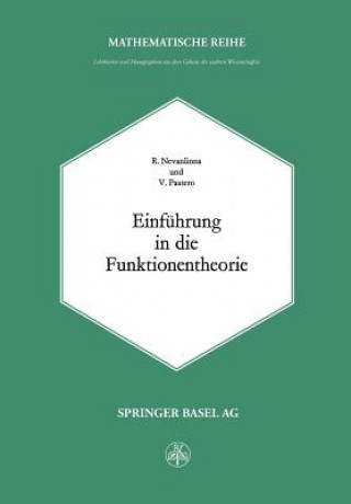 Kniha Einfuhrung in Die Funktionentheorie R. Nevanlinna