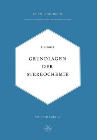 Kniha Grundlagen Der Stereochemie Paul Niggli