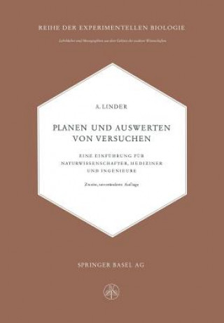 Kniha Planen Und Auswerten Von Versuchen Arthur Linder
