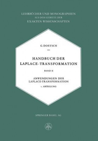 Книга Handbuch Der Laplace-Transformation Gustav Doetsch
