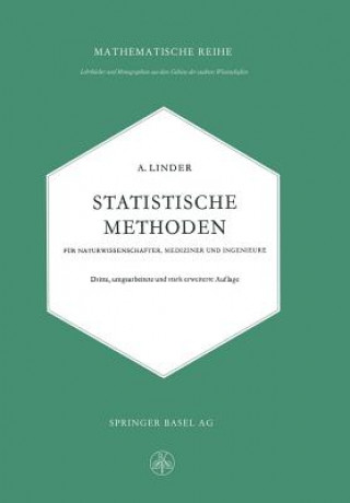 Книга Statistische Methoden Fur Naturwissenschafter, Mediziner Und Ingenieure Arthur Linder