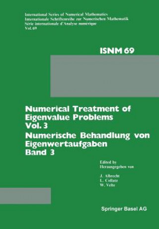 Könyv Numerical Treatment of Eigenvalue Problems Vol. 3 / Numerische Behandlung Von Eigenwertaufgaben Band 3 LBRECHT