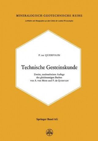 Buch Technische Gesteinskunde F.de Quervain