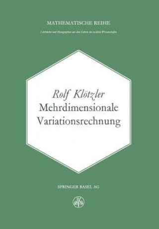 Knjiga Mehrdimensionale Variationsrechnung R. Klötzer