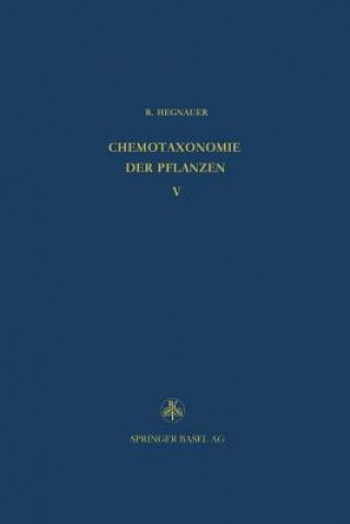 Knjiga Chemotaxonomie Der Pflanzen R. Hegnauer