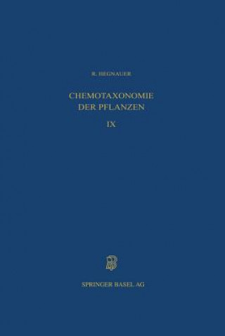 Carte Chemotaxonomie Der Pflanzen R. Hegnauer