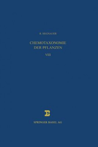 Книга Chemotaxonomie Der Pflanzen R. Hegnauer