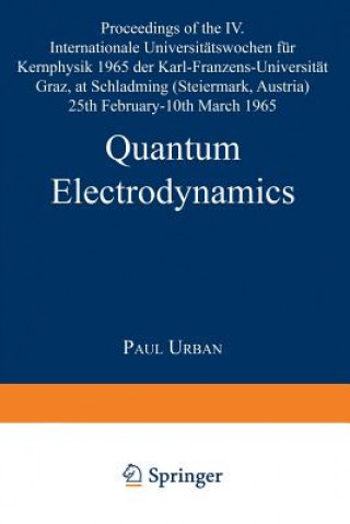 Carte Quantum Electrodynamics Paul Urban