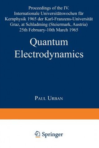 Książka Quantum Electrodynamics Paul Urban