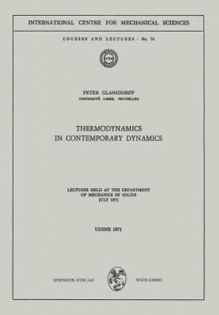 Kniha Thermodynamics in Contemporary Dynamics Peter Glansdorff