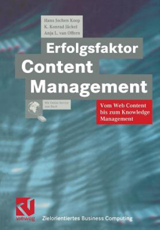 Könyv Erfolgsfaktor Content Management Hans Jochen Koop
