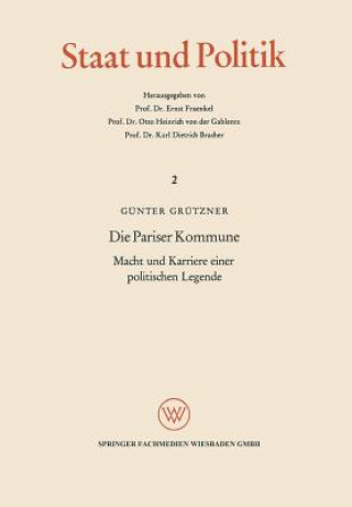 Książka Pariser Kommune Günter Grützner