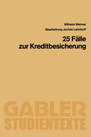 Könyv 25 Falle Zur Kreditbesicherung Wilhelm Weimar