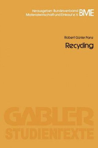 Kniha Recycling Robert Günter Panz