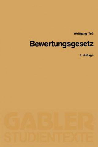 Könyv Bewertungsgesetz Wolfgang Teß