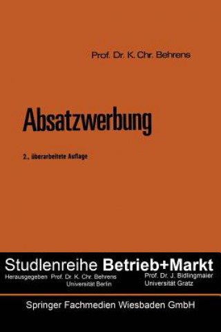 Buch Absatzwerbung Karl Christian Behrens