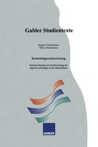 Kniha Kostentragerzeitrechnung Jürgen Christmann