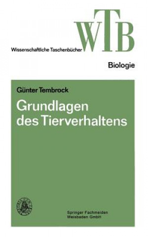 Book Grundlagen Des Tierverhaltens Günter Tembrock