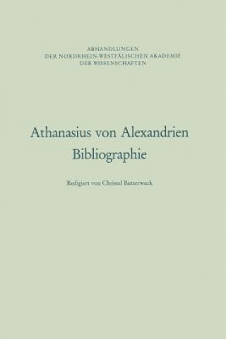 Kniha Athanasius Von Alexandrien Christel Butterweck