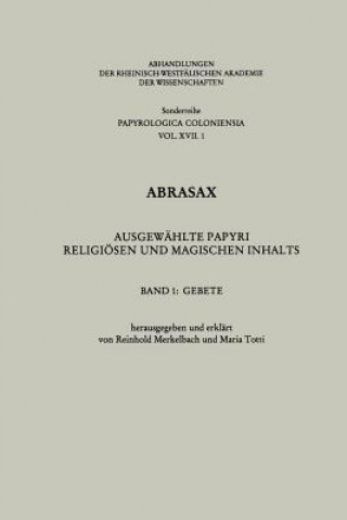 Könyv Abrasax Reinhold Merkelbach