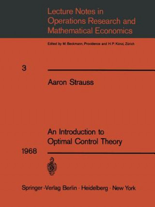 Książka Introduction to Optimal Control Theory Aaron Strauss