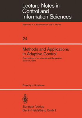 Carte Methods and Applications in Adaptive Control H. Unbehauen