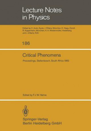 Kniha Critical Phenomena F. J. W. Hahne