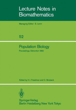 Kniha Population Biology, 1 H.I. Freedman