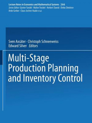 Knjiga Multi-Stage Production Planning and Inventory Control Sven Axsäter