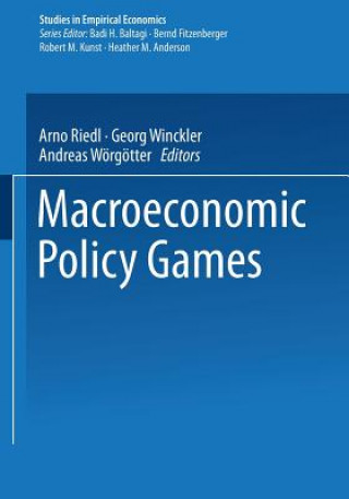Könyv Macroeconomic Policy Games Arno Riedl