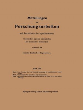 Carte Mitteilungen UEber Forschungsarbeiten Auf Dem Gebiete Des Ingenieurwesens F. Häußer