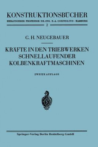 Carte Krafte in Den Triebwerken Schnellaufender Kolbenkraftmaschinen Gerhart H. Neugebauer