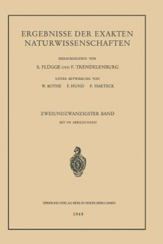 Книга Ergebnisse Der Exakten Naturwissenschaften G. Höhler
