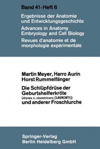 Carte Schlupfdruse Der Geburtshelferkroete (Alytes O. Obstetricans [Laurenti]) Und Anderer Froschlurche Martin Meyer