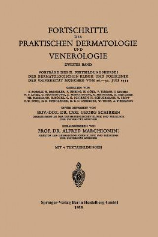 Carte Fortschritte Der Praktischen Dermatologie Und Venerologie Alfred Marchionini
