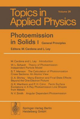 Kniha Photoemission in Solids I M. Cardona