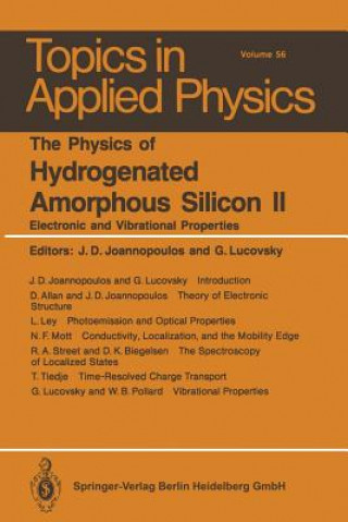 Könyv Physics of Hydrogenated Amorphous Silicon II J.D. Joannopoulos