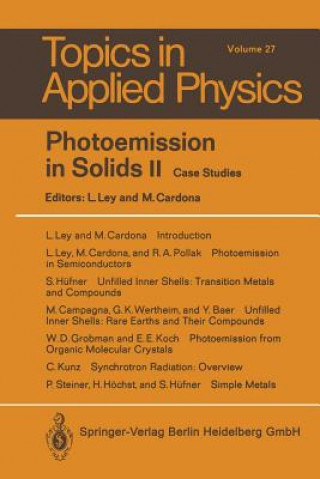 Kniha Photoemission in Solids II Lothar Ley