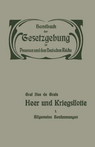 Book Heer Und Kriegsflotte Robert Hue de Grais