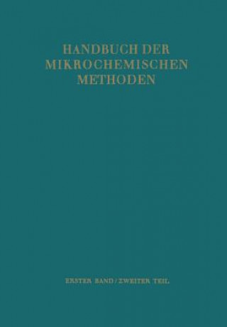 Kniha Waagen Und Gerate Zur Anorganischen Mikro-Gewichtsanalyse Friedrich Hecht
