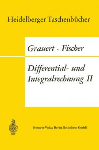Kniha Differential- und Integralrechnung II, 1 Hans Grauert